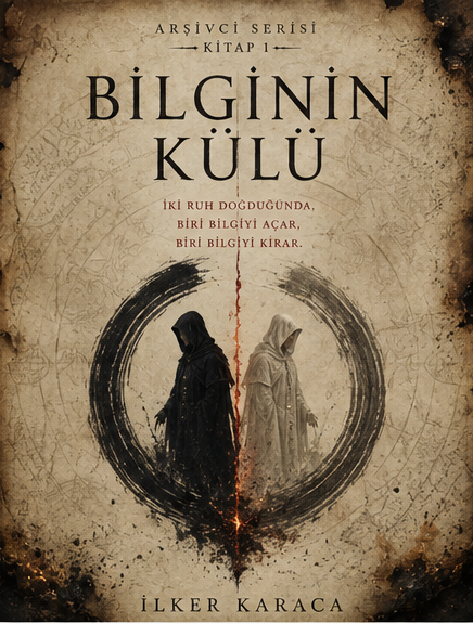 Bilginin Külü, Arşivci Serisi Kitap 1 kapak tasarımı